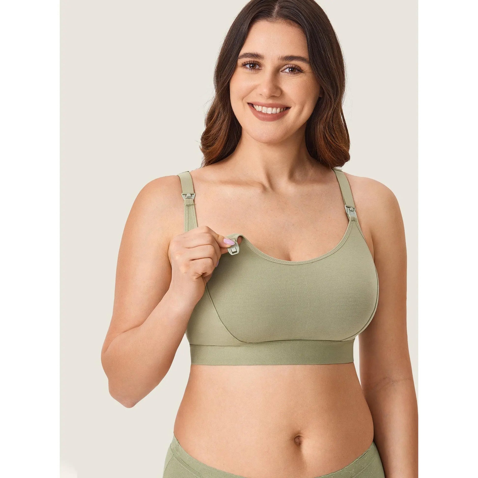 Cotton plus Size Nursing Sport Bra