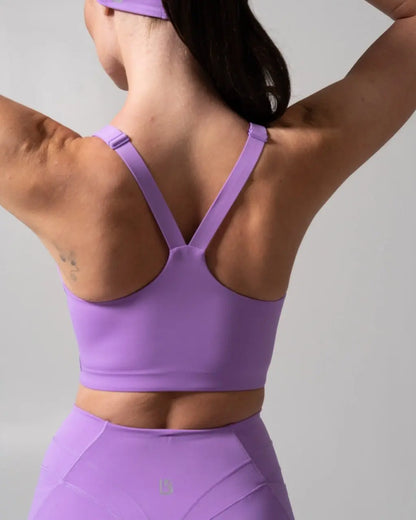 Airbrush Sports Bra - Frosted Taffy Workout Bra