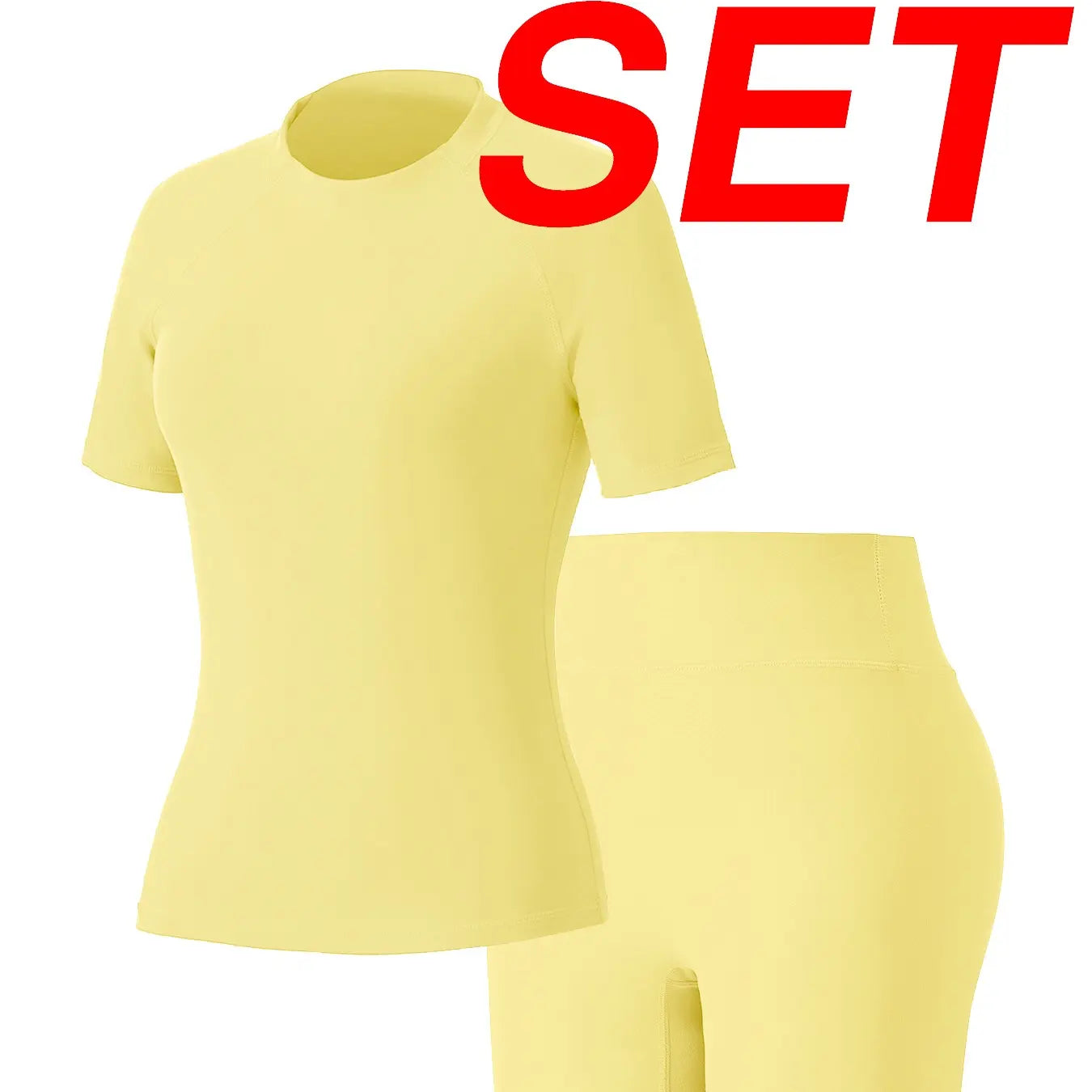 Uncia Active Women'S Tracksuit Set - No Seamless Shorts & Raglan Sleeves Tee with Flat Tummy Effect & Glute-Lifting Fit Training Clothes Workout Gym Clothing Tiktokshopspringglowup Sporty Style Outfits Yoga Gym Outfits Outdoorfun