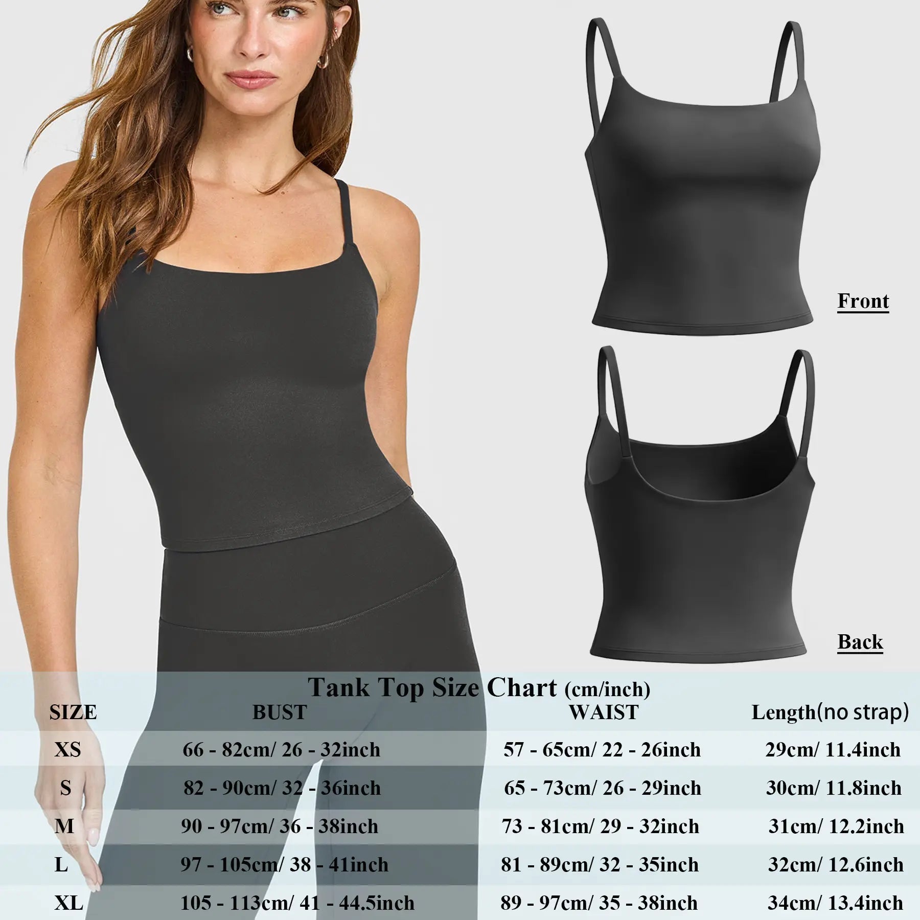 RICH BRIA SOFTMOTION Strappy Tank Top Workout Tops Yoga Sports Vest, Short Sleeve Crop Top Women Fitness Activewear Gym Fashion Outdoor Gymwear Comfort Wide Leg Yoga Pants Matching Top