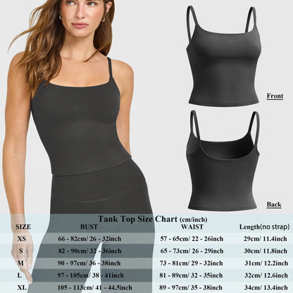 RICH BRIA SOFTMOTION Strappy Tank Top Workout Tops Yoga Sports Vest, Short Sleeve Crop Top Women Fitness Activewear Gym Fashion Outdoor Gymwear Comfort Wide Leg Yoga Pants Matching Top
