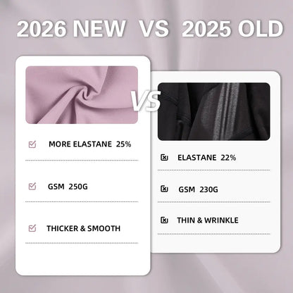 2026 New 3-Piece Workout Set - Adjustable Straps Sports Bra + No Front Seam & Butt Lifting Leggings with Pockets + Concealed Full Zip Jacket with Collar Shield – Women’S Yoga Outfit Activewear for Gym Running Training Sportswear