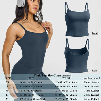 RICH BRIA SOFTMOTION Strappy Tank Top Workout Tops Yoga Sports Vest, Short Sleeve Crop Top Women Fitness Activewear Gym Fashion Outdoor Gymwear Comfort Wide Leg Yoga Pants Matching Top