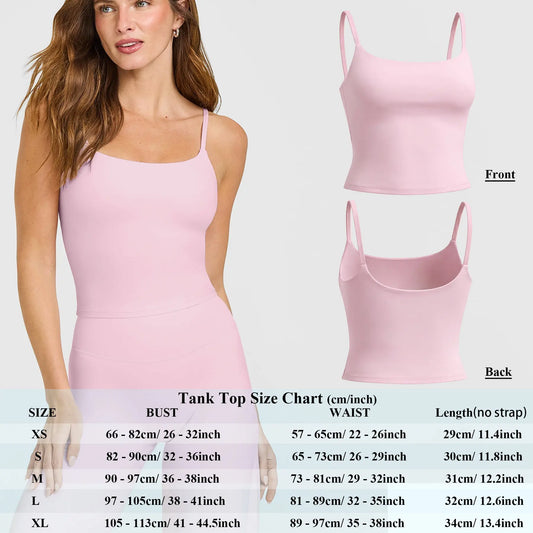 RICH BRIA SOFTMOTION Strappy Tank Top Workout Tops Yoga Sports Vest, Short Sleeve Crop Top Women Fitness Activewear Gym Fashion Outdoor Gymwear Comfort Wide Leg Yoga Pants Matching Top